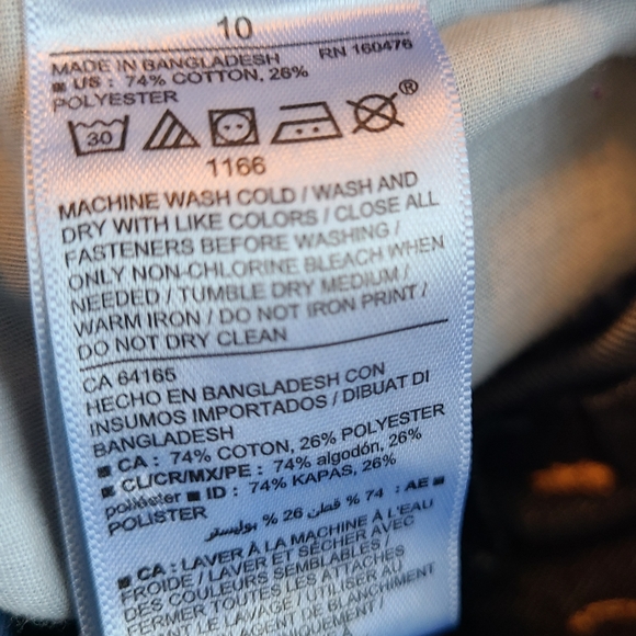 Old Navy Blue Jeans,  Size: 10 Color: Blue - Picture 8 of 15